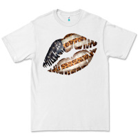 White Vintage American Flag With Leopard Pattern Premium Tee - Bettercallsaul