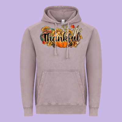 Thankful Vintage Hoodie Designed By Cowgirlartshop