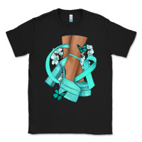 Ovarian Cancer Diva Teal Ribbon Classic Tee | Teevron