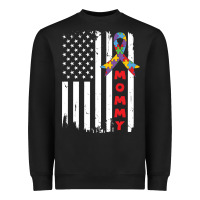 Black lil autism mom Heavyweight Sweatshirt - CowhideDigitalArt