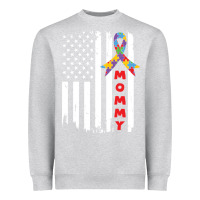 Heather Grey lil autism mom Heavyweight Sweatshirt - CowhideDigitalArt