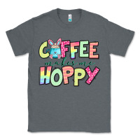 Charcoal Heather coffee makes me hoppy easter Classic Tee - Jasminsmagicworld
