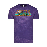 Cloud Purple western animals truck Vintage Tee - Jasminsmagicworld
