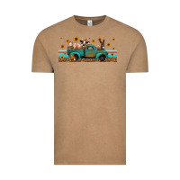 Vintage Coffee western animals truck Vintage Tee - Jasminsmagicworld