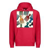 Cardinal afro combs seamless patterns Premium Hoodie - BundleAndBundleShop