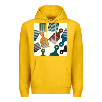Lemon afro combs seamless patterns Premium Hoodie - BundleAndBundleShop