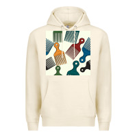 Tofu afro combs seamless patterns Premium Hoodie - BundleAndBundleShop