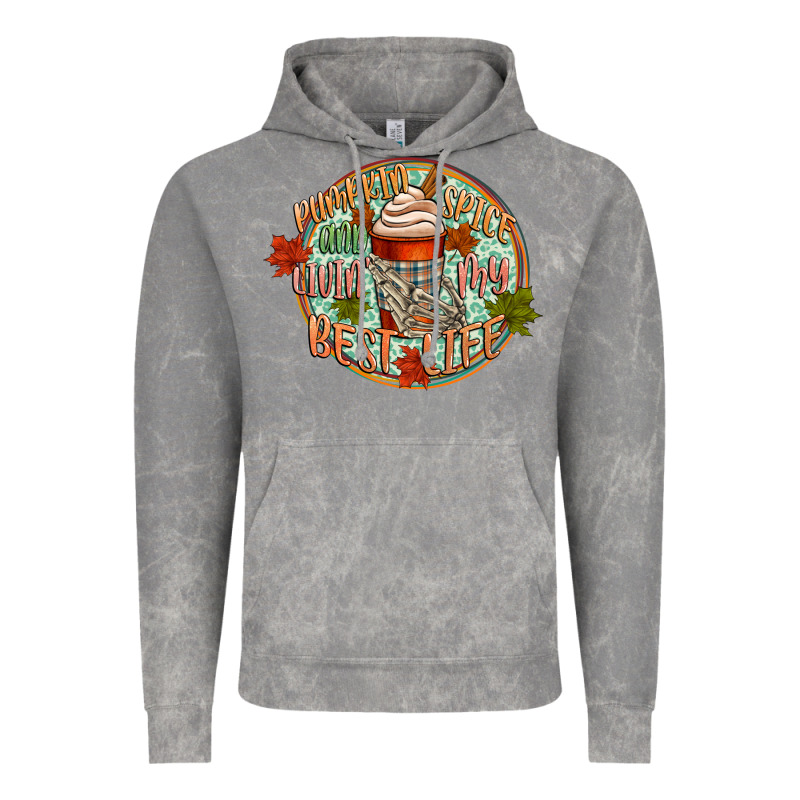 Pumpkin Spice And Livin My Best Life Vintage Hoodie by CowGirlArtShop | Teevron