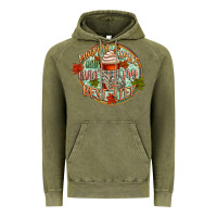 Vintage Olive pumpkin spice and livin my best life Vintage Hoodie - CowGirlArtShop