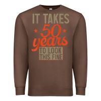 Chestnut 50 years old 50th birthday gifts for men and women Premium Sweatshirt - minhPixels