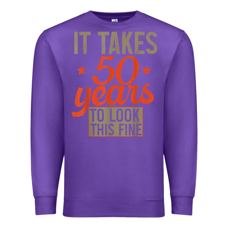 50 Years Old 50th Birthday Gifts For Men And Women Premium Sweatshirt by minhPixels | Teevron