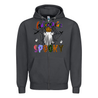 Smoke hippie spooky Zipper Hoodie - SublimationCraftShop