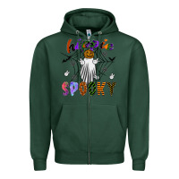 Sports Green hippie spooky Zipper Hoodie - SublimationCraftShop