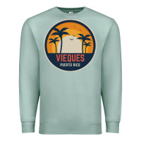 Seafoam Vieques Puerto Rico Premium Sweatshirt - minhPixels