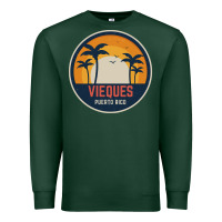 Sports Green Vieques Puerto Rico Premium Sweatshirt - minhPixels