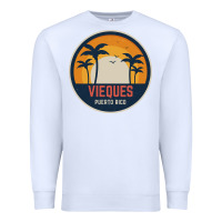 White Vieques Puerto Rico Premium Sweatshirt - minhPixels