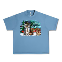 Pebble Blue its freezin season Urban Heavy Tee - CowGirlArtShop