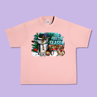 Its Freezin Season Urban Heavy Tee Designed By Cowgirlartshop