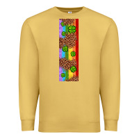 Antique Gold St. Patrick's Day Western Shamrock Leopard Rainbow Premium Sweatshirt - Artiststas