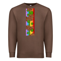 Chestnut St. Patrick's Day Western Shamrock Leopard Rainbow Premium Sweatshirt - Artiststas