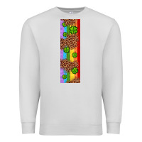 Dove Grey St. Patrick's Day Western Shamrock Leopard Rainbow Premium Sweatshirt - Artiststas