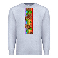 Heather Grey St. Patrick's Day Western Shamrock Leopard Rainbow Premium Sweatshirt - Artiststas