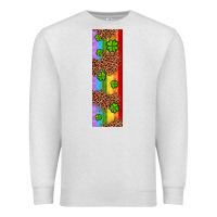 Oatmeal Heather St. Patrick's Day Western Shamrock Leopard Rainbow Premium Sweatshirt - Artiststas