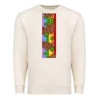 Sandshell St. Patrick's Day Western Shamrock Leopard Rainbow Premium Sweatshirt - Artiststas