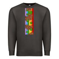 Smoke St. Patrick's Day Western Shamrock Leopard Rainbow Premium Sweatshirt - Artiststas