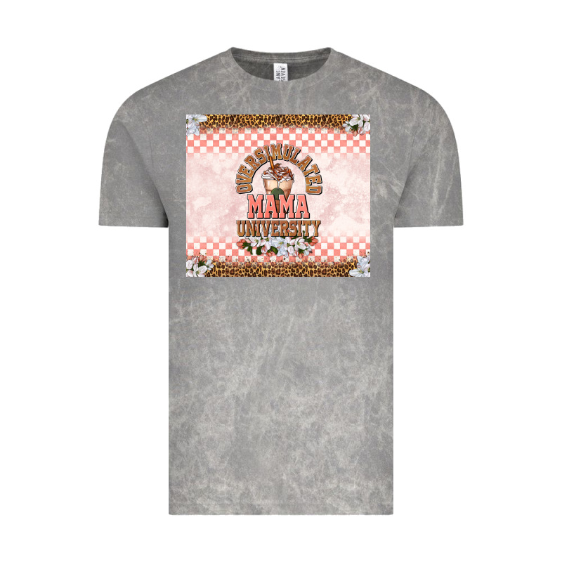 Oversimulated Mama University Vintage Tee by TumblerDesignByShophia | Teevron