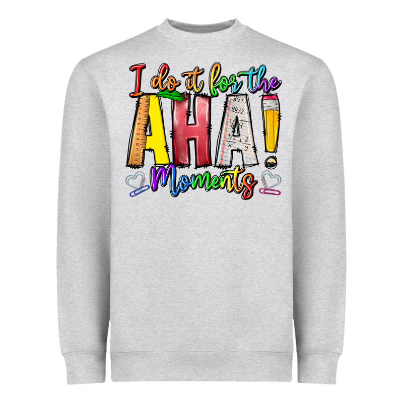 Idiot Of The Aha Moments Heavyweight Sweatshirt by CowhideDigitalArt | Teevron