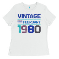 White Vintage February 1980 Ladies Tee - Bettercallsaul