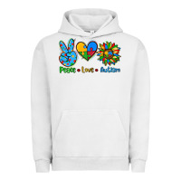 Pigment Lunar Rock peace love autism Urban Hoodie - AdoDesignShop