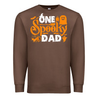 Chestnut one spooky dad funny cat boo dad halloween costume design t shirt Premium Sweatshirt - minhPixels
