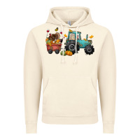 Vintage Artic thanksgiving tractor Vintage Hoodie - CowGirlArtShop