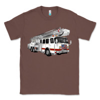 Chestnut White Fire Truck Classic Tee - Artiststas