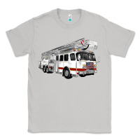 Moon Dust White Fire Truck Classic Tee - Artiststas