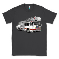 Smoke White Fire Truck Classic Tee - Artiststas