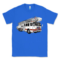 True Royal White Fire Truck Classic Tee - Artiststas