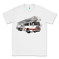 White White Fire Truck Classic Tee - Artiststas