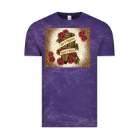 Cloud Purple fear is temporary regret is forever Vintage Tee - TumblerDesignByShophia