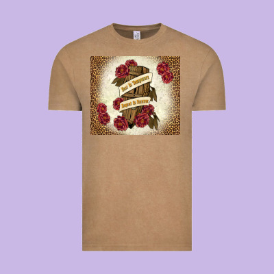 Fear Is Temporary Regret Is Forever Vintage Tee Designed By Tumblerdesignbyshophia
