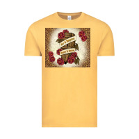 Vintage Mustard fear is temporary regret is forever Vintage Tee - TumblerDesignByShophia