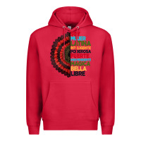 Cardinal hispanic heritage month hand fan Premium Hoodie - BundleAndBundleShop