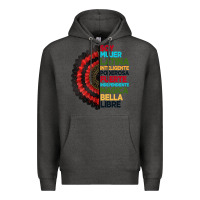 Charcoal Heather hispanic heritage month hand fan Premium Hoodie - BundleAndBundleShop