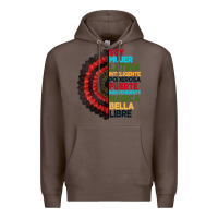 Coffee hispanic heritage month hand fan Premium Hoodie - BundleAndBundleShop