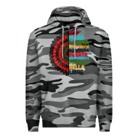Slate Camo hispanic heritage month hand fan Premium Hoodie - BundleAndBundleShop