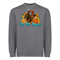 Storm Western Fall Turkey Tis The Season Heavyweight Sweatshirt - LillyAllenDesigns