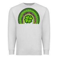 Dove Grey St. Patrick's Day Shamrock Rainbow Premium Sweatshirt - Artiststas