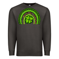 Smoke St. Patrick's Day Shamrock Rainbow Premium Sweatshirt - Artiststas